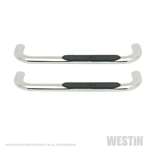 Westin Automotive 99-13 SILVERADO/SIERRA 1500/99-14 2500/3500 REG CAB POLISHED PLATINUM OVAL STEP BAR 21-1400 - main